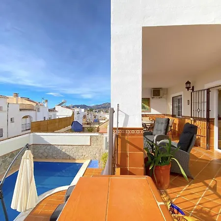 Mit Privatpool Fuer 10 Personen Ca 240 Qm In Nerja, Andalusien Costa Del Sol 度假居 *